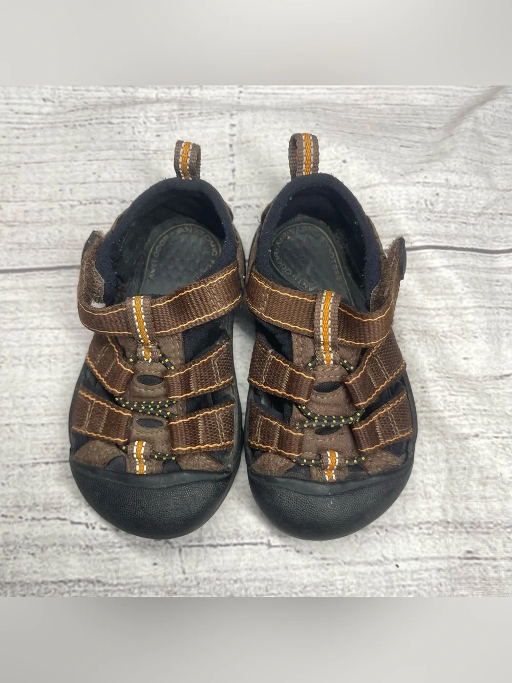 KEEN Toddler 4 Newport H2 Brown Sandals